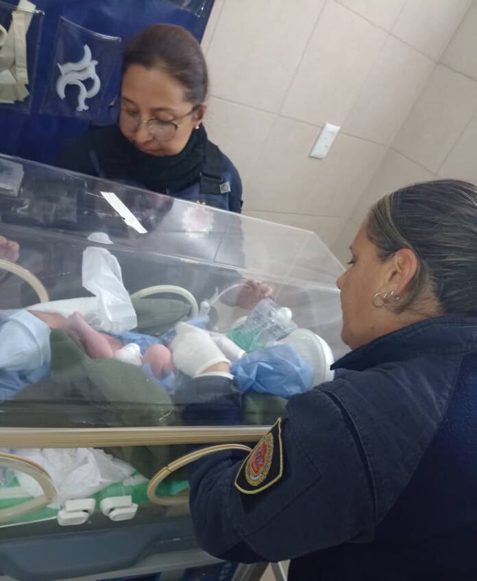 bebé con hipotermia