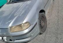 Carlos Paz: un joven resultó lesionado en un accidente entre un auto y una moto