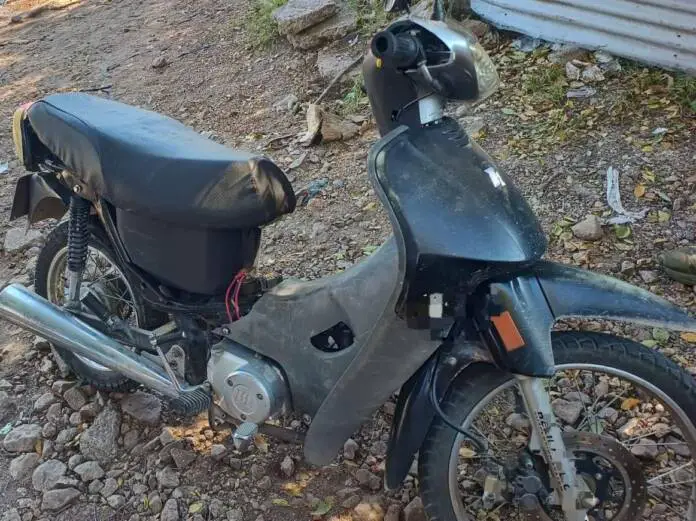 moto secuestrada