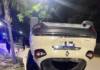 Perdió el control de su auto y volcó en Altos del Valle
