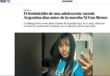El horror de Córdoba llega a las portadas internacionales: El País de España reflejó el femicidio de Agostina Vega