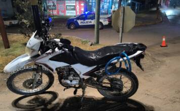 Motociclista herido en un choque en Santa Cruz del Lago