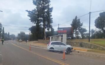 Motociclista herido tras un choque en la ruta 14