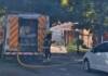Principio de incendio en una casa en barrio Villa Domínguez
