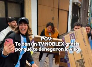 USA les rechazó la visa y una empresa argentina les regaló televisores para ver el Mundial