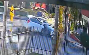 El video del violento choque en Carlos Paz que dejó a dos jóvenes hospitalizados