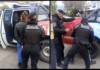 Escándalo en el centro: Vendedores ambulantes agredieron a efectivos policiales
