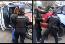 Escándalo en el centro: Vendedores ambulantes agredieron a efectivos policiales