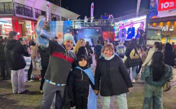 Todas las fotos y el color de la Fan Fest en pleno centro de Carlos Paz