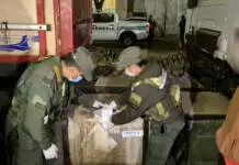 Córdoba: Hallaron más de mil litros de éxtasis líquido ocultos en un camión