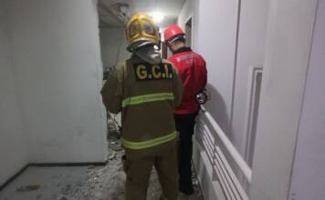 Se incendió un departamento en Córdoba y rescataron a un perrito
