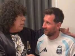 El emotivo encuentro entre La Mona y Messi en Estados Unidos