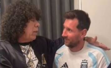 El emotivo encuentro entre La Mona y Messi en Estados Unidos