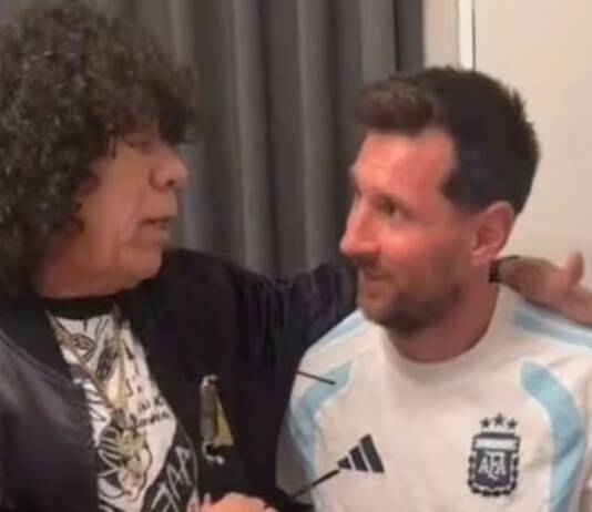 El emotivo encuentro entre La Mona y Messi en Estados Unidos