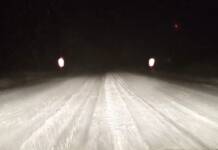 Así trabajan para remover el hielo en el camino de las Altas Cumbres