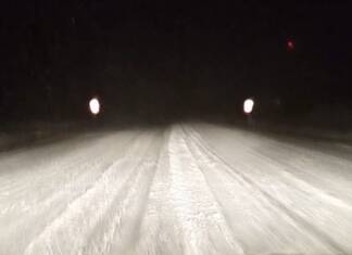 Así trabajan para remover el hielo en el camino de las Altas Cumbres