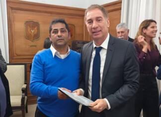 Spadoni gestionó ante el ministro Santilli proyectos para Valle Hermoso