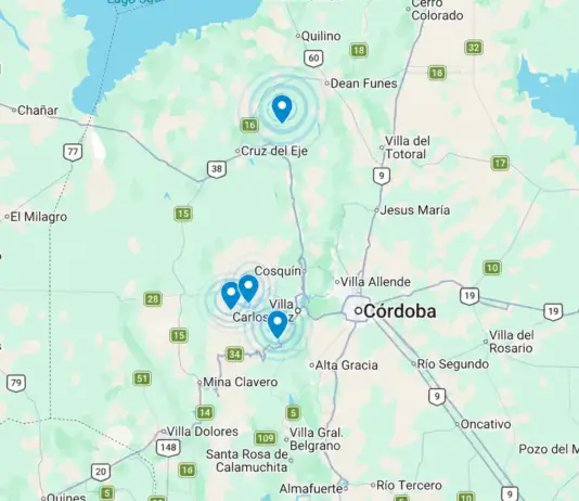 Cuatro temblores en ocho días: el repaso de los epicentros, las magnitudes y qué está pasando en las sierras de Córdoba