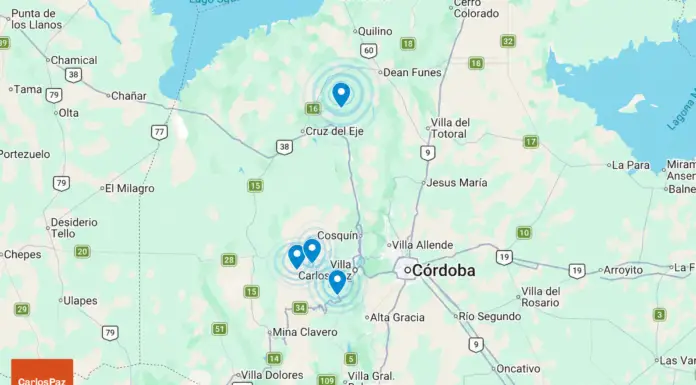 Cuatro temblores en ocho días: el repaso de los epicentros, las magnitudes y qué está pasando en las sierras de Córdoba