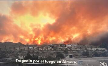 Desastre en España: Buscan a 20 desaparecidos en los incendios de Almería y ya son 12 los muertos
