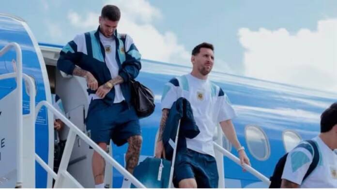 Messi y De Paul