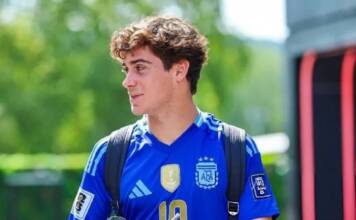 Con la «10» de Messi, Colapinto llegó a Bélgica para correr en Spa Francorchamps