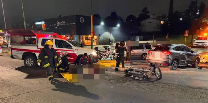accidente en Sarmiento