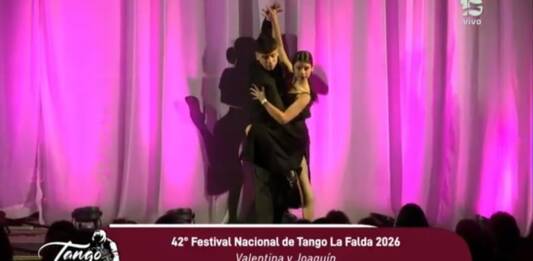 Valentina y Joaquín, los jóvenes bailarines de tango de Carlos Paz brillaron en Festivales de Punilla este finde