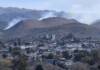 Combaten un incendio forestal en La Calera