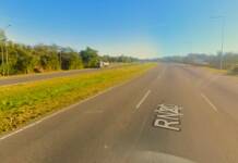 Cortan la autopista en el ingreso a Carlos Paz por el vuelco de un camión