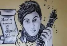 Pintaron un mural en homenaje a Samuel Tobares con un renovado pedido de justicia
