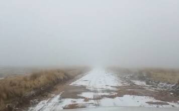 Blanco paisaje en las Altas Cumbres: ya llegó la nieve a Pampa de Achala