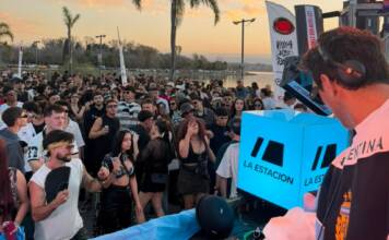 Carlos Paz vibró con el DJ Østil: una multitud disfrutó de un atardecer de música electrónica