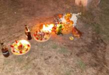 Velas, bebidas y un gallo en Potrero de Garay: Qué hay detrás del ritual hallado en el cementerio