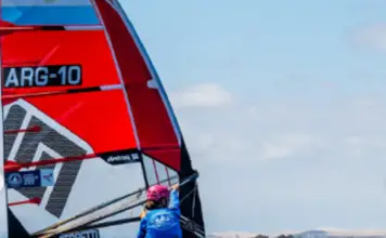 Viento a favor: Chiara Ferretti, subcampeona sudamericana de windsurf