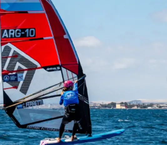 Viento a favor: Chiara Ferretti, subcampeona sudamericana de windsurf