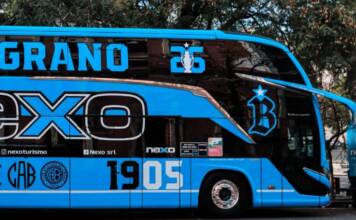 El “Bondi Pirata” llega a Carlos Paz este sábado y trae la copa de Belgrano