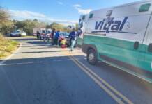 Accidente en Costa Azul: una motociclista resultó lesionada y fue trasladada al Sayago