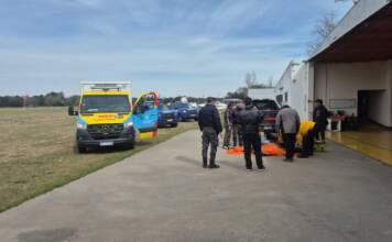Córdoba: Paracaidista resultó herido por un desperfecto en su equipo mientras llegaba a tierra