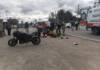 Tanti: una joven herida tras un choque entre una moto y un auto