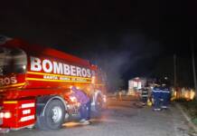 Incendio en Santa María de Punilla: Dos mujeres con graves quemaduras fueron derivadas a Córdoba