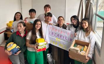Estudiantes del Dante Alighieri inician las visitas comunitarias del proyecto “Lazarillo de Tormes”