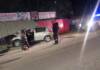 Chocó contra un puesto de ventas en la Ruta 38 y fue derivado al Hospital Domingo Funes