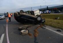 Choque fatal en Circunvalación: detienen a un policía por tener alcohol en sangre