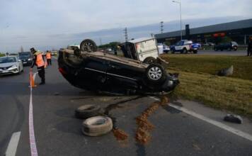 Choque fatal en Circunvalación: detienen a un policía por tener alcohol en sangre