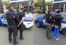 Robaron una billetera en el centro de Carlos Paz y terminaron presos