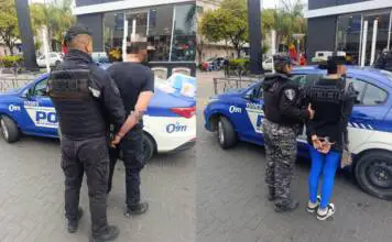 Robaron una billetera en el centro de Carlos Paz y terminaron presos