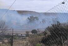 Villa Giardino: bomberos contuvieron un incendio forestal en El Portecelo
