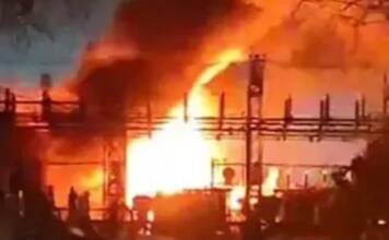 La Plata a oscuras: explosión e incendio en una central eléctrica causaron un apagón