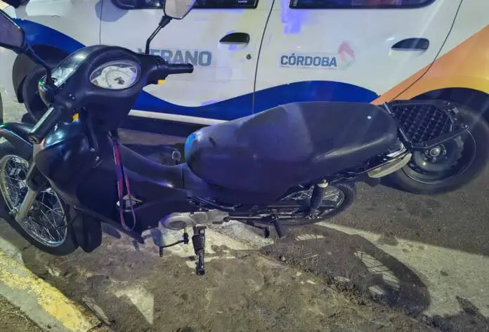 moto robada en carlos Paz